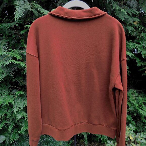 Banana Republic Crossover Drop-Sleeve Sweatshirt Sz-M - Picture 3 of 3